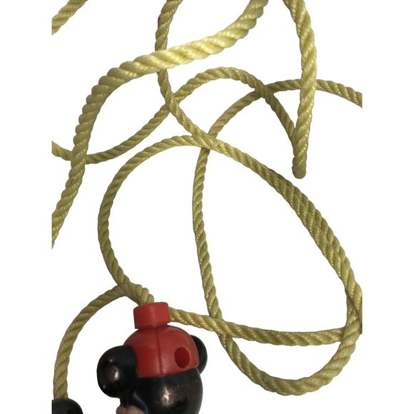 Walt Disney Production Arco Mickey Mouse Jump Rope 72" Rope 5" Handles Vintage - Picture 10 of 12